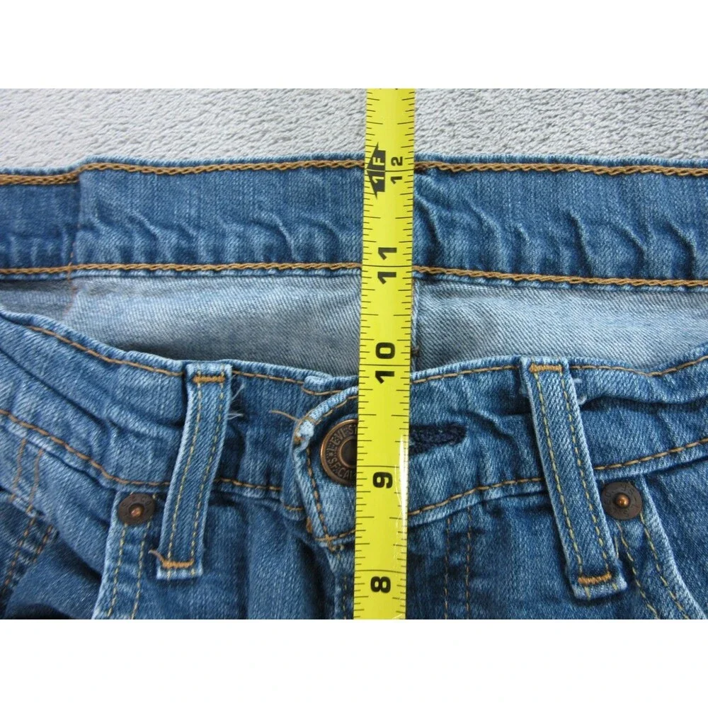Levis 559 Mens 33 x 30 Jeans (Actual 29 x 27.5) Fly Zipper Medium Wash Blue